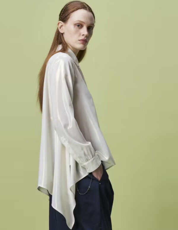 Camisa de brillos en blanco de High - Imagen 2