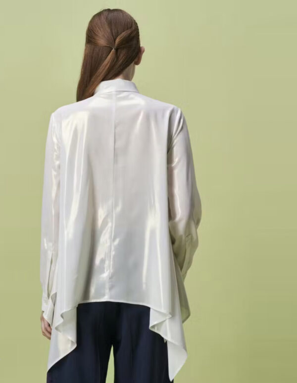 Camisa de brillos en blanco de High - Imagen 3