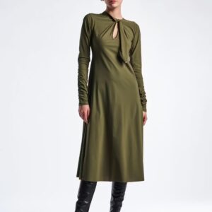 Vestido midi en verde de HIGH