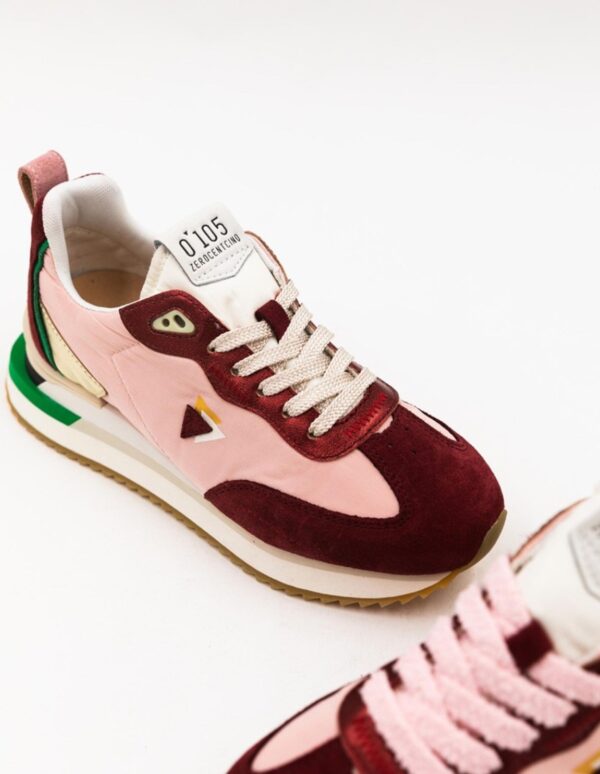 Sneackers 0-105 en color rosa / granate - Imagen 4