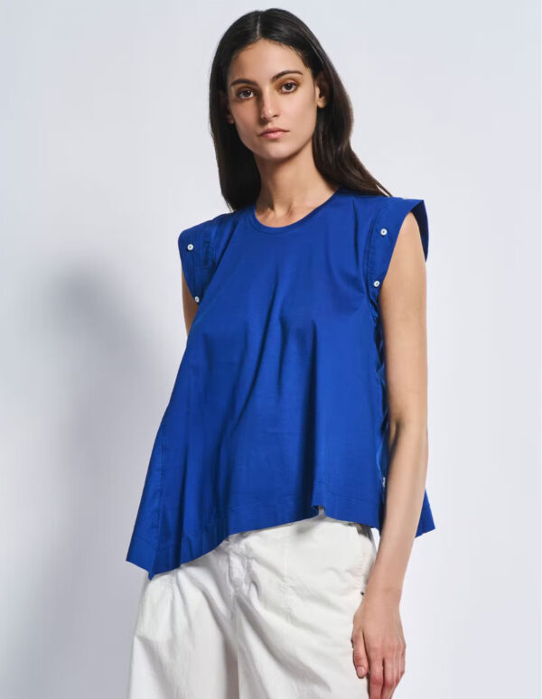 Camiseta TREMBLE en azul eléctrico de HIGH