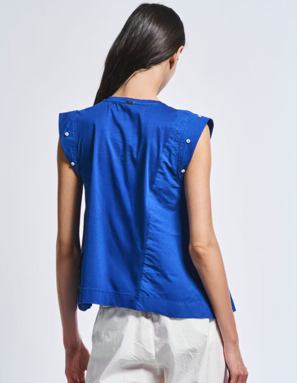 Camiseta TREMBLE en azul eléctrico de HIGH - Imagen 3
