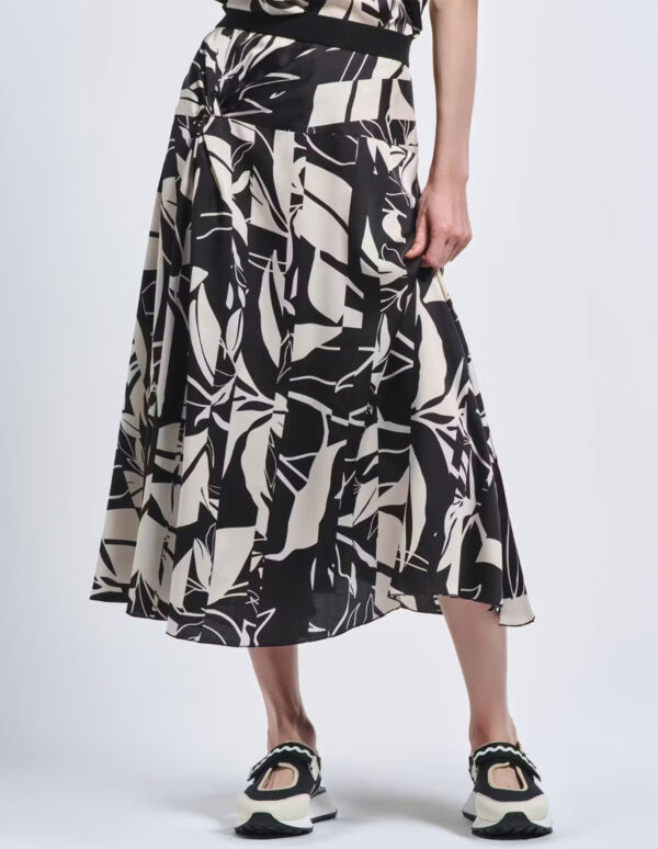 Falda ON POINT en blanco y negro de HIGH - Imagen 3