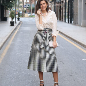 Falda midi CLEPIOS de MOSKADA