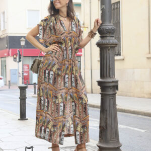 Vestido fluido estampados