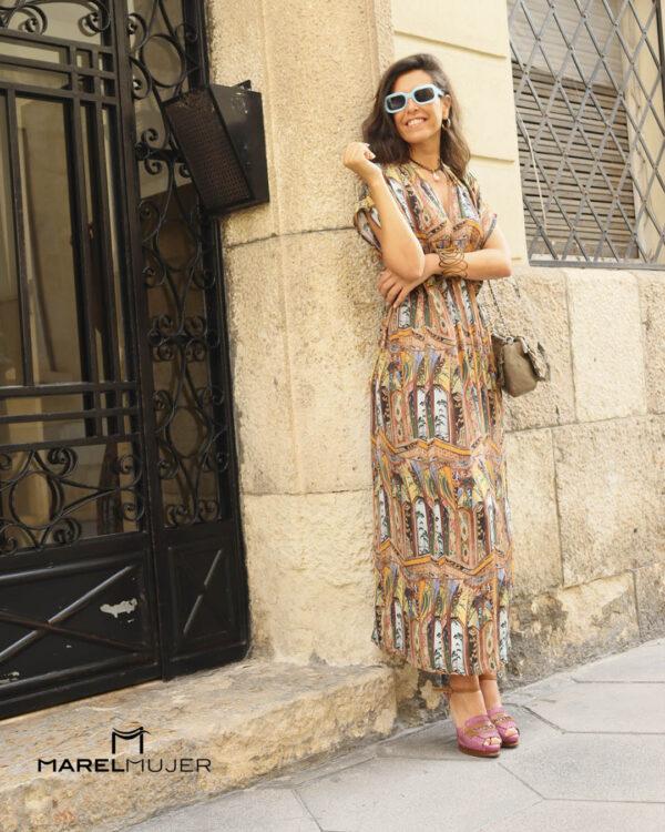 Vestido fluido estampados - Imagen 2