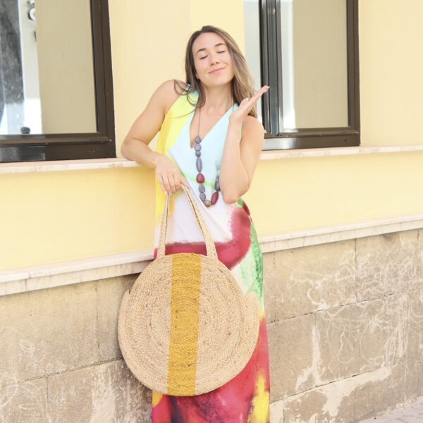 Vestido fluido de tirantes - Imagen 3