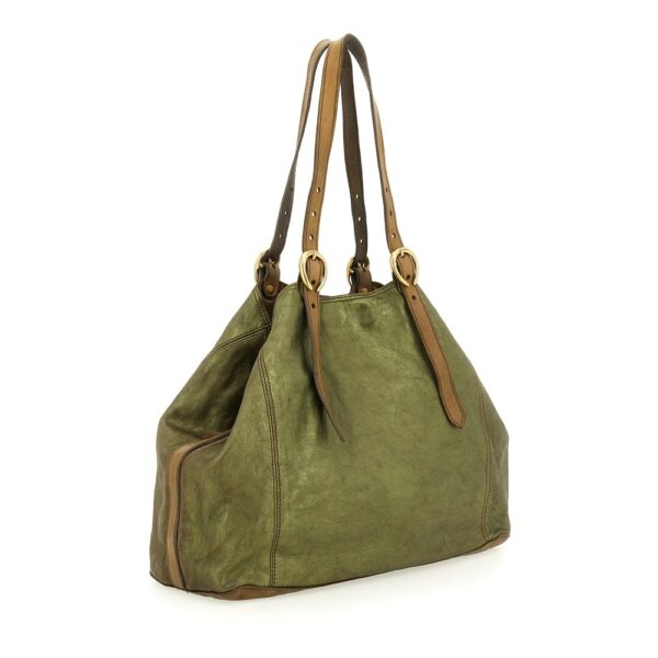 Bolso BOWLING en verde CAMPOMAGGI - Imagen 3
