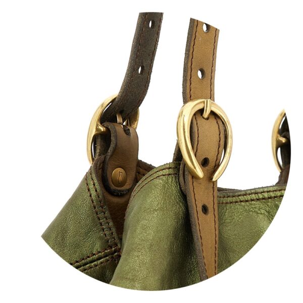Bolso BOWLING en verde CAMPOMAGGI - Imagen 4