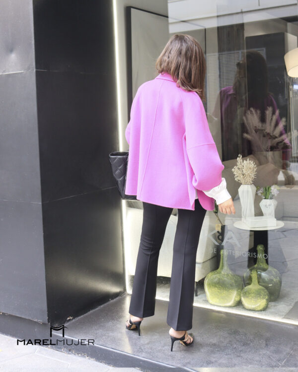 Abrigo corto en fucsia ELENA MIRÓ - Imagen 2