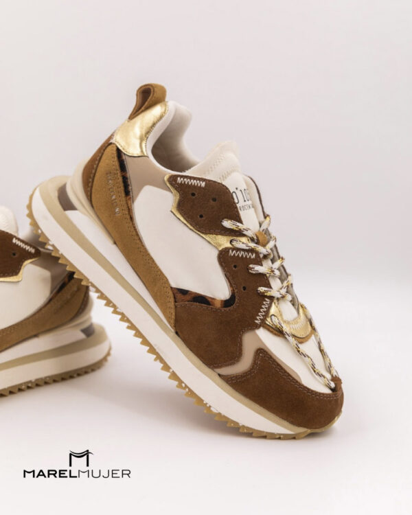 Sneakers en tonos marrones - Imagen 2