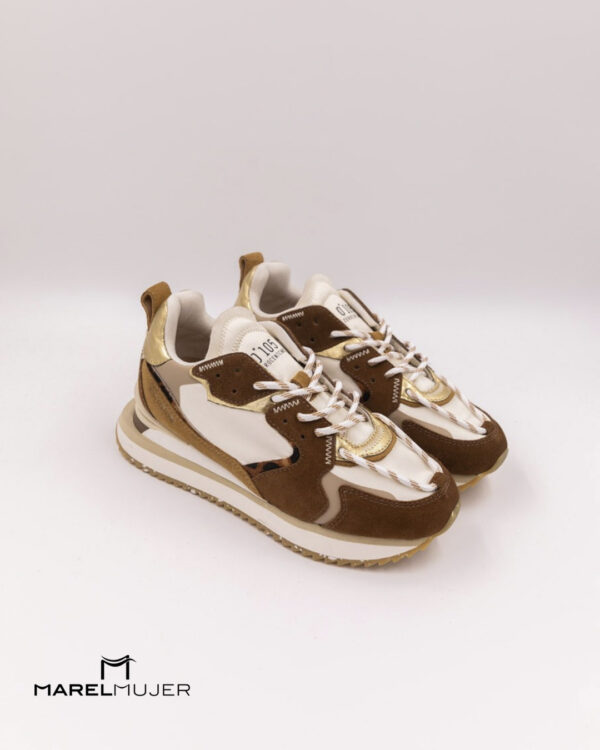 Sneakers en tonos marrones - Imagen 3
