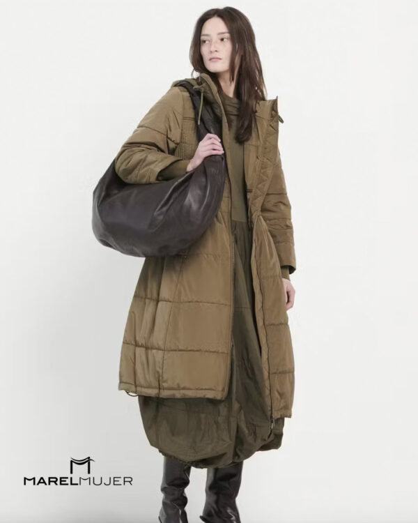 Parka larga en tono verde de HIGH - Imagen 2