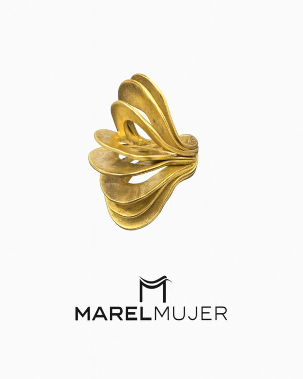 Anillo dorado abierto