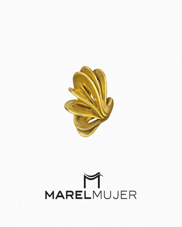 Anillo dorado abierto - Imagen 2