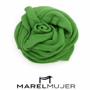 Pashmina de cashmere en color verde