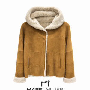 Doble Faz en tono camel con capucha