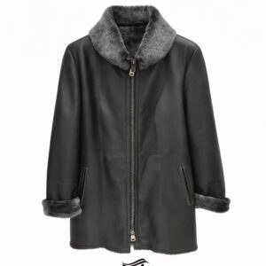 Abrigo Doble Faz en negro