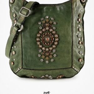Bolso Bandolera en verde de CAMPOMAGGI