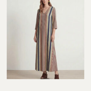 vestido midi estampado