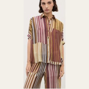Camisa oversize de rayas