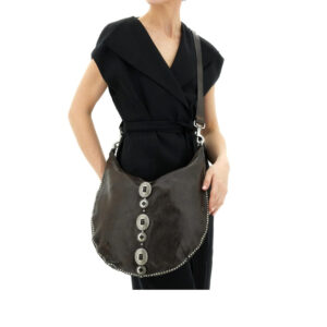 Bolso Shoulder en color gris de CAMPOMAGGI
