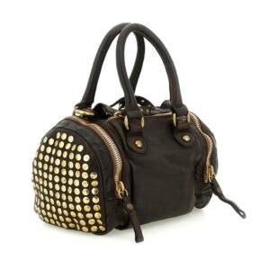Bolso Bowling en marrón de CAMPOMAGGI