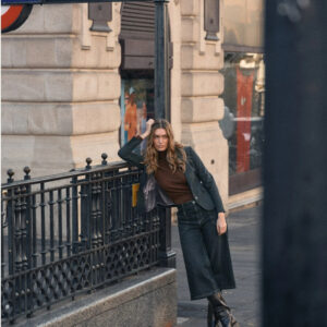 Jeans culotte capri