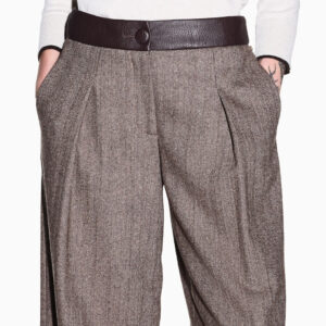 Pantalón lana de espigas de ARMANI EXCHANGE